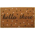 Geo Crafts Geo Crafts G361 Hello There 18 x 30 in. Vinyl PVC Back Designed Doormat G361 HELLO THERE